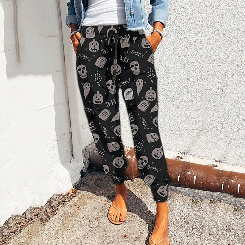 Fashion Loose Printed Casual Pants 21 02