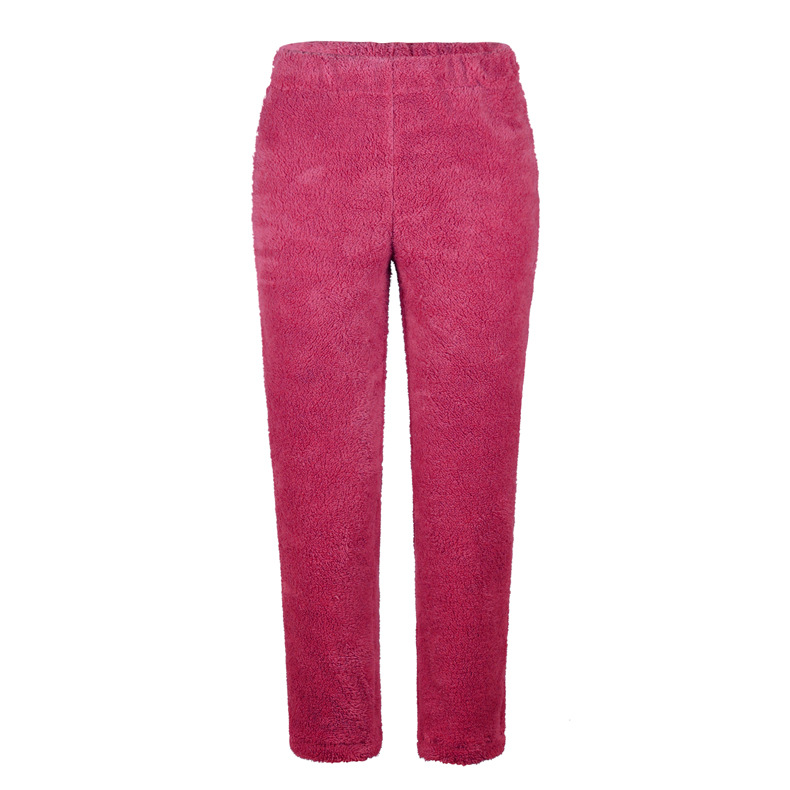 Women's solid color loose plush women's pants 27 02